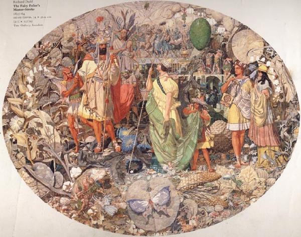 Richard  Dadd Contradiction:Oberon and Titania oil painting image